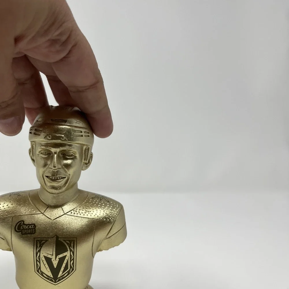 Jack Eichel Vegas Golden Knights NHL Bust Statue The Golden Age Brand New w Box!